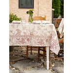 April Cornell Chestnut tablecloth 54x54