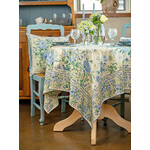 April Cornell Eternal Rose 54x54 tableCloth dark ivory