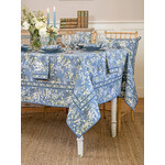 April Cornell Sonnet 36x36 Tablecloth smoke blue