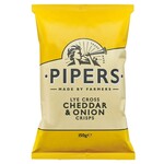 Pipers Crisps Lye Cross Cheddar and Onion Crisps