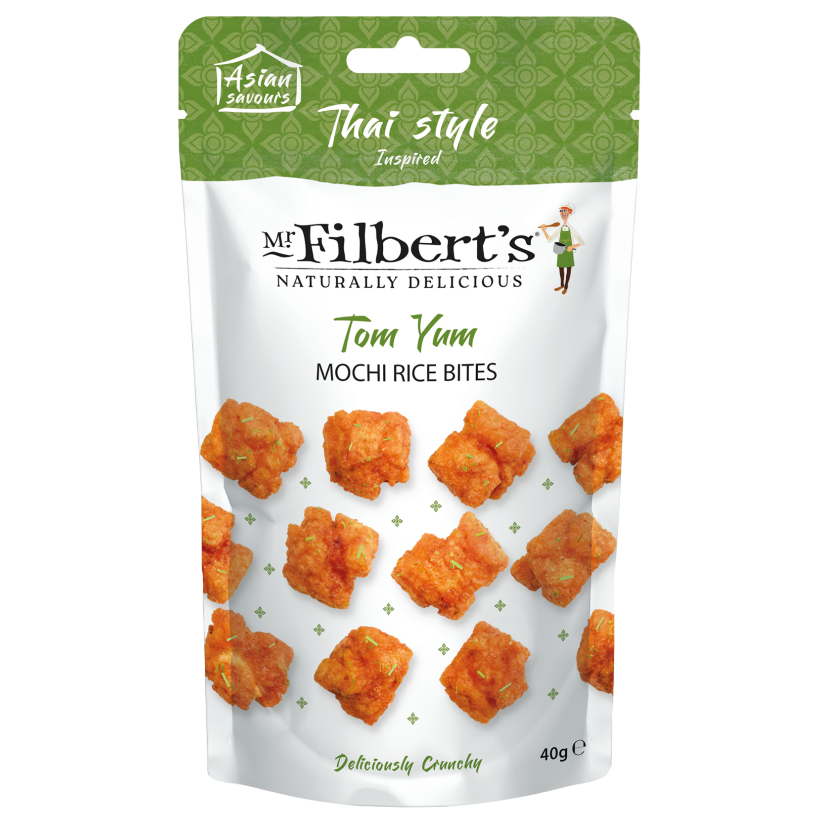 Mr. Filbert's Thai tom Yum Mochi Rice bites