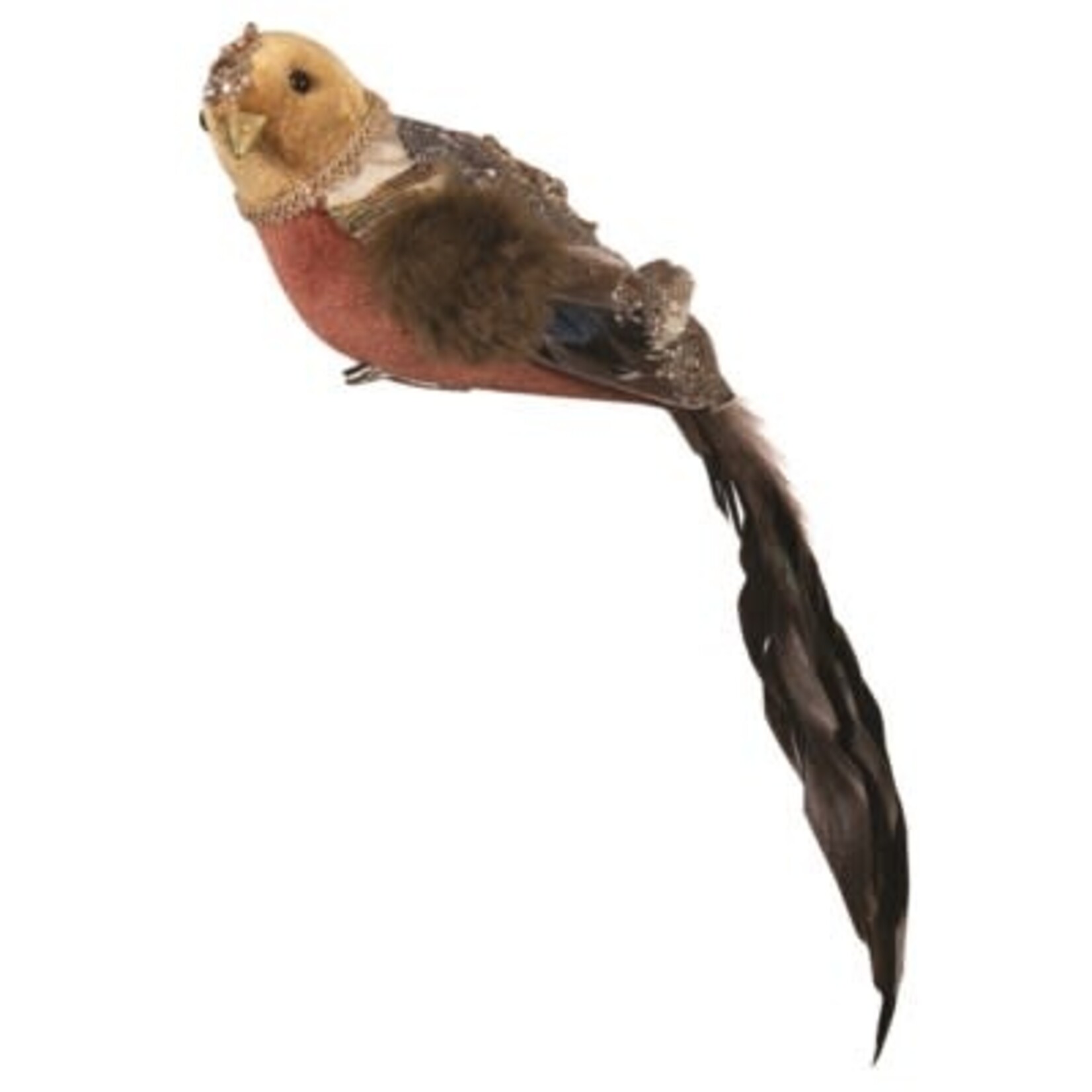 Nutcracker ORN/CLIP-BIRD GLD HEAD(XMAS25)