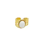 Myra Bag Eight Band Ring