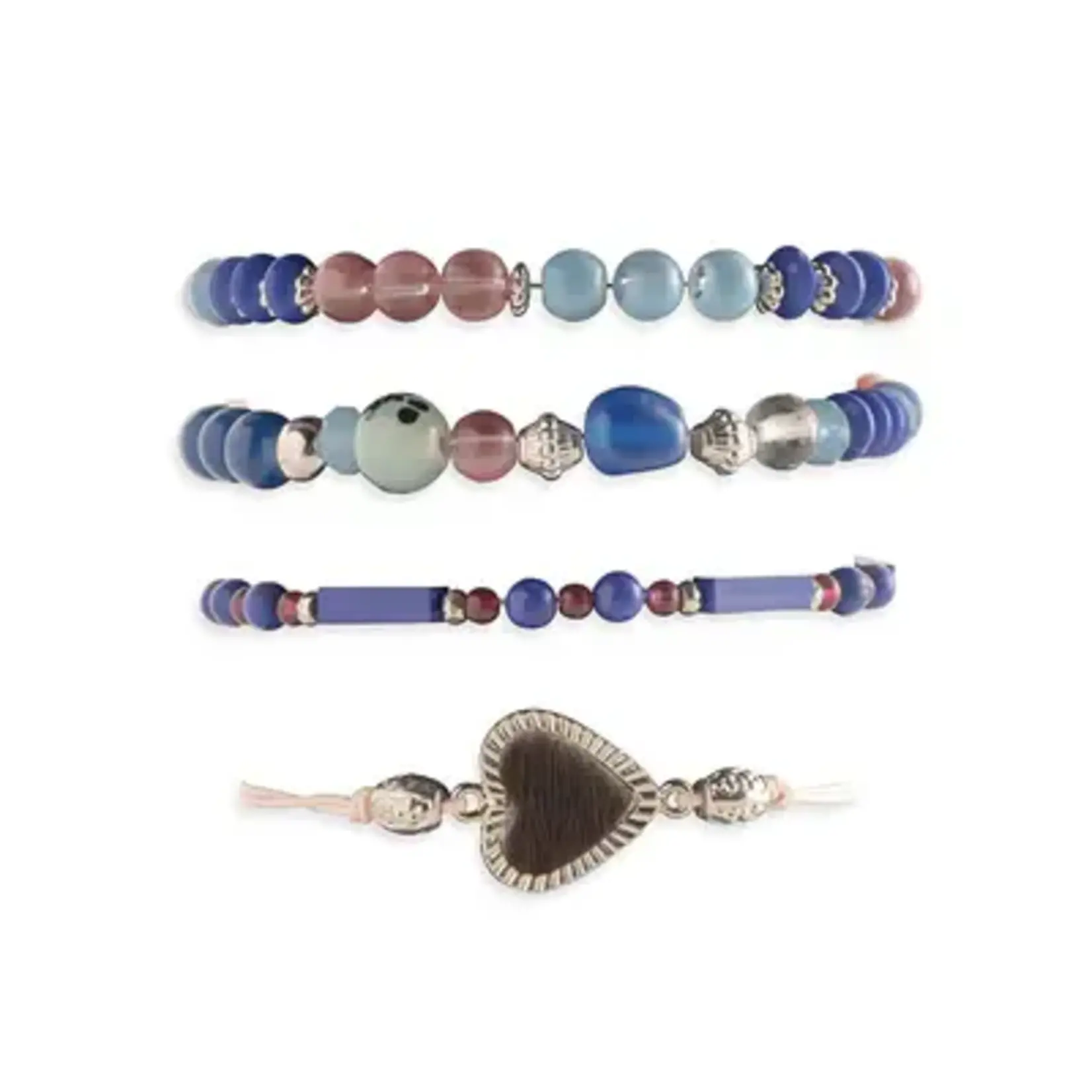 Myra Bag Heart of Midnight stacked bracelet