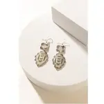 Myra Bag Flowing river Shield Earrings