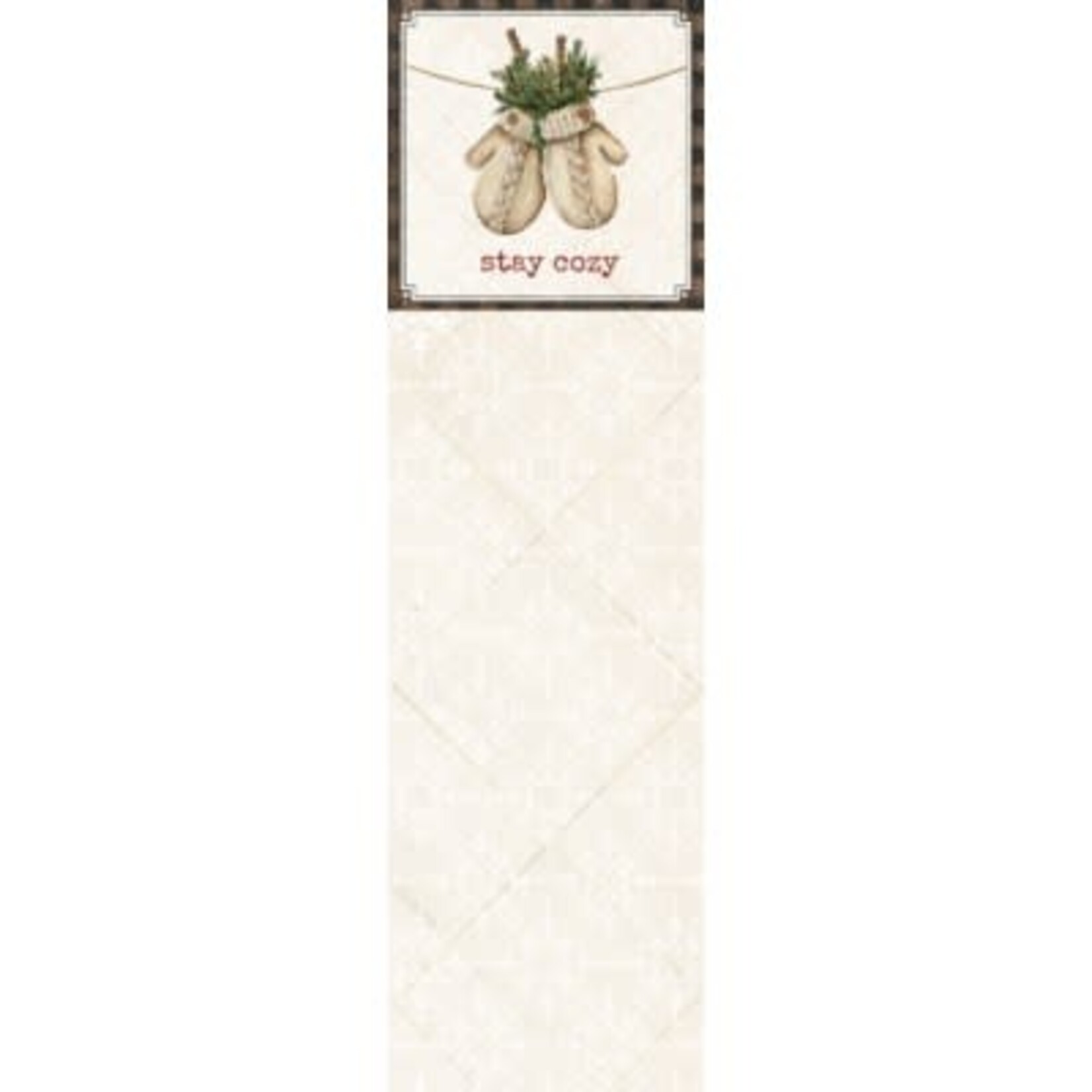 Primatives by Kathy LIST NOTEPAD - Stay cozy
