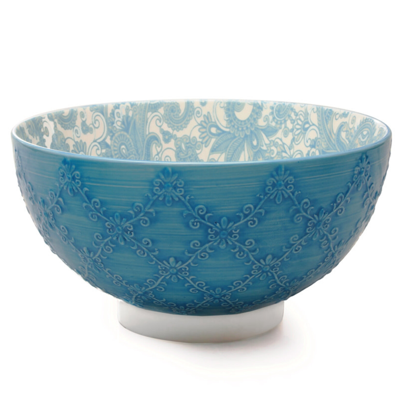 BIA Trellis Serve Bowl Teal