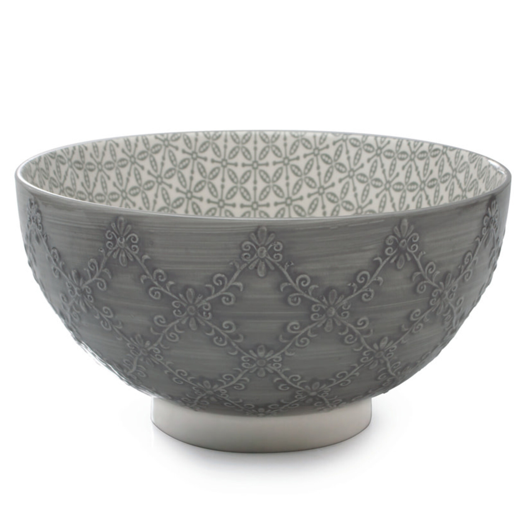 BIA Trellis Serve Bowl Smoke