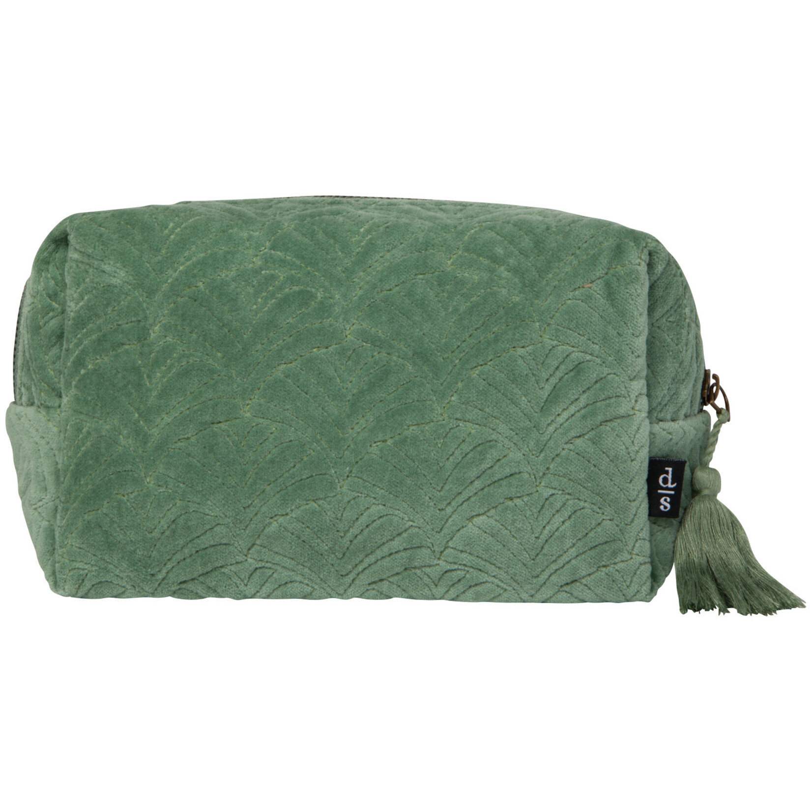 Danica Quilted Jade Cosmetic Bag