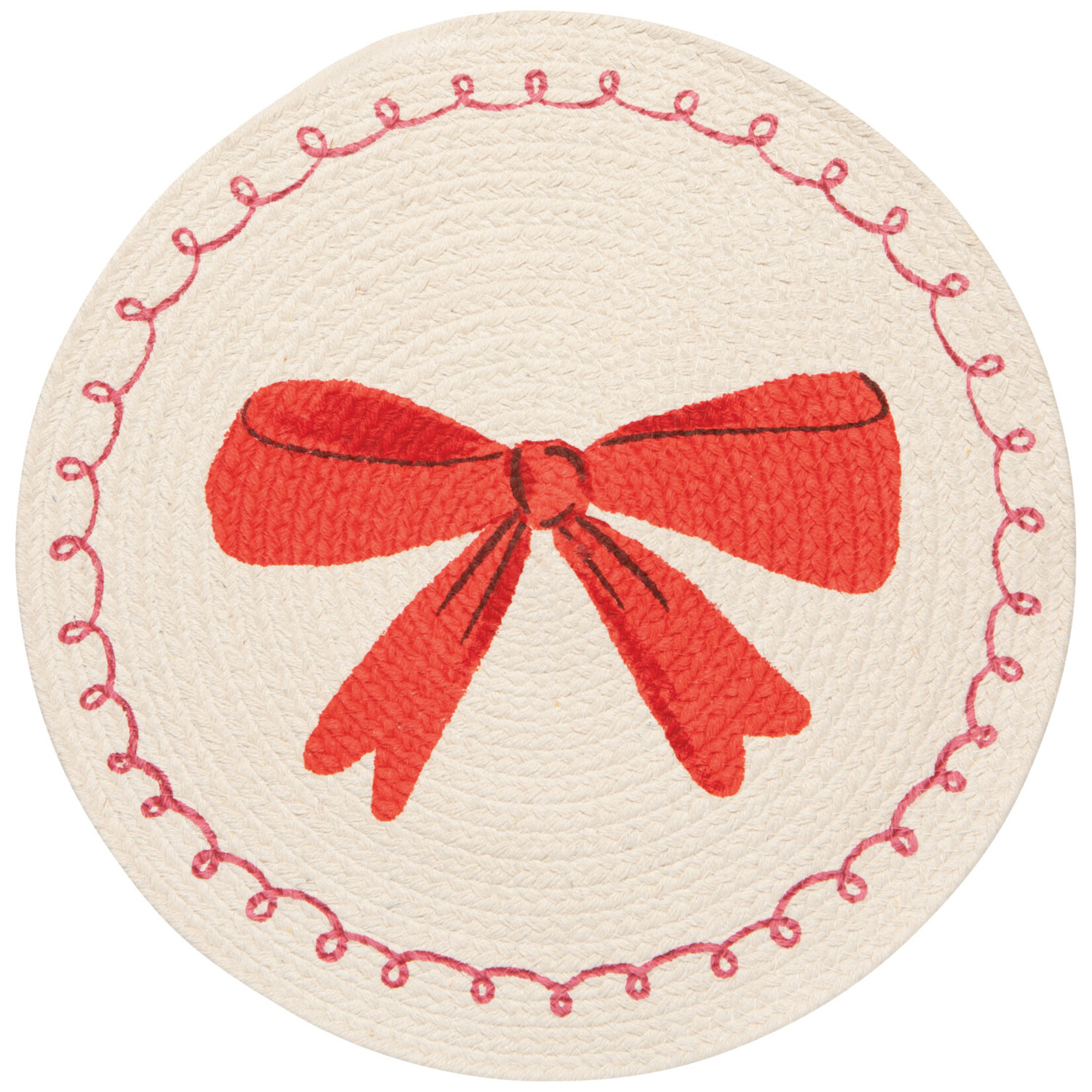 Danica Bowtie Braided Placemat
