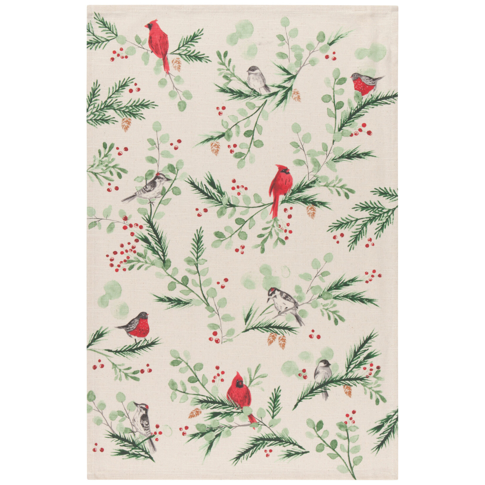 Danica Forest Birds cotton Tea towel