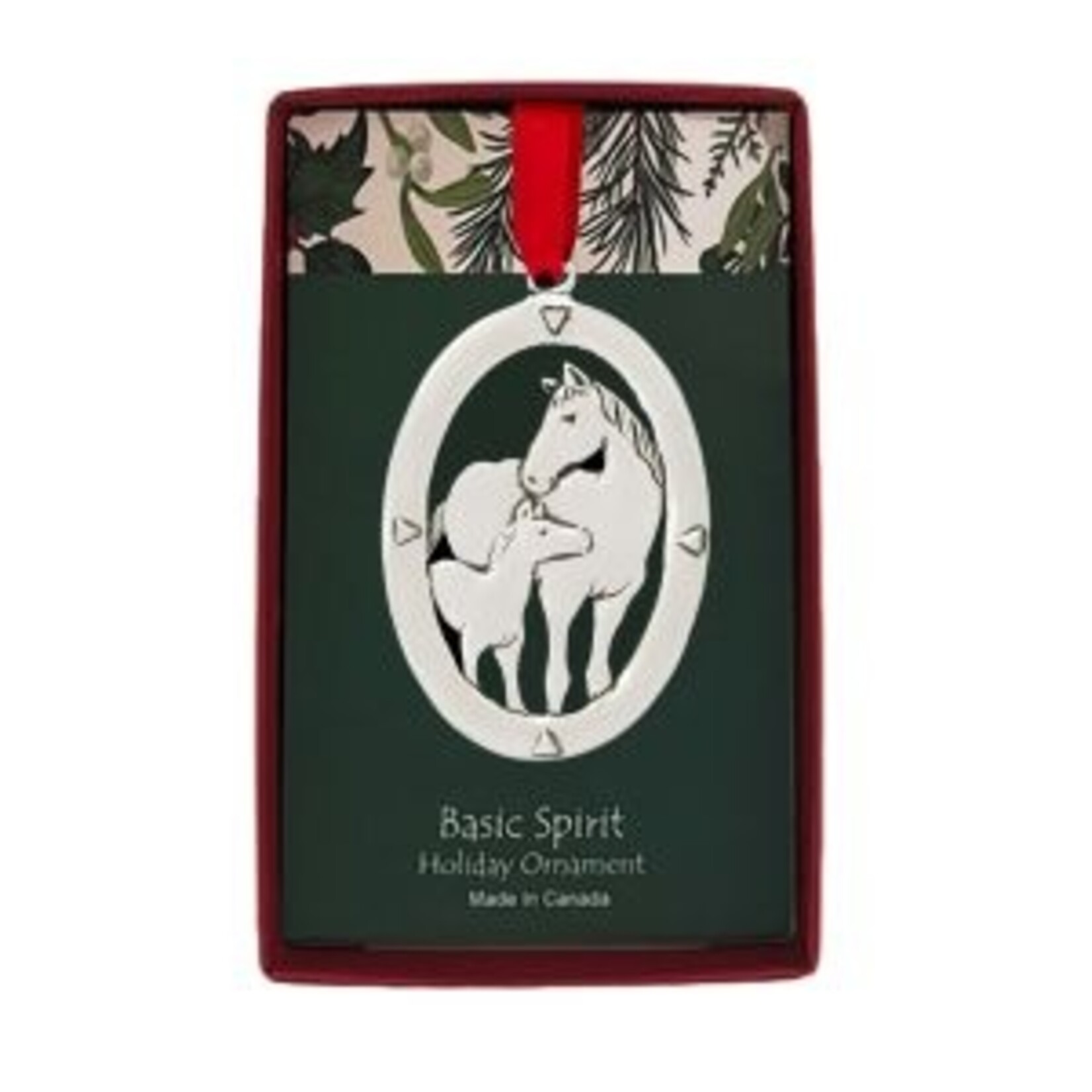 Basic Spirit Mare & Foal  HOLIDAY  ORNAMENT