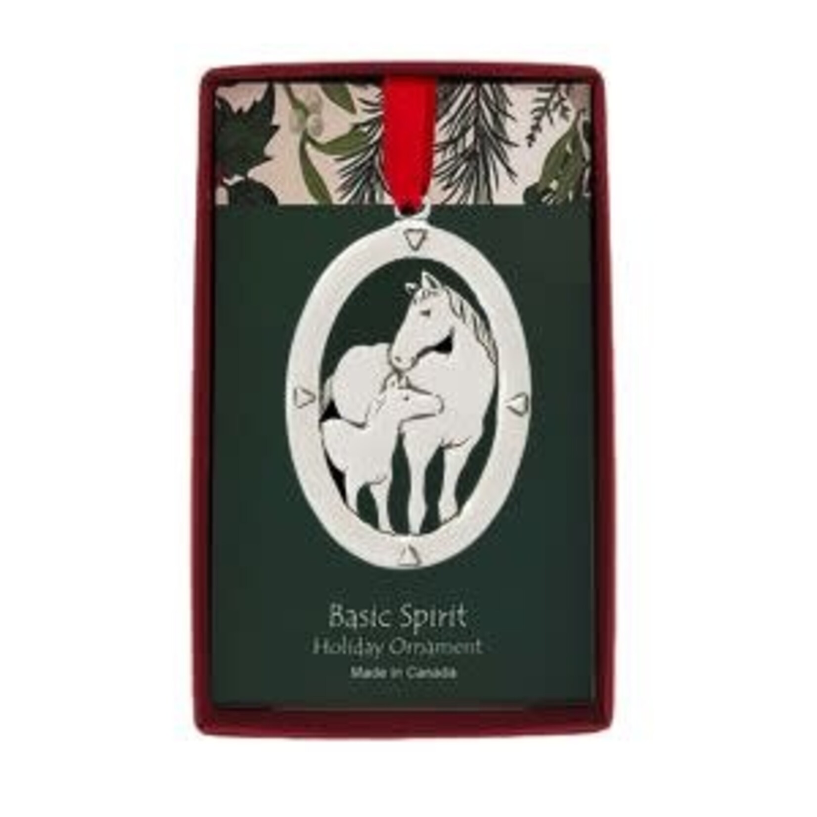 Basic Spirit Mare & Foal  HOLIDAY  ORNAMENT