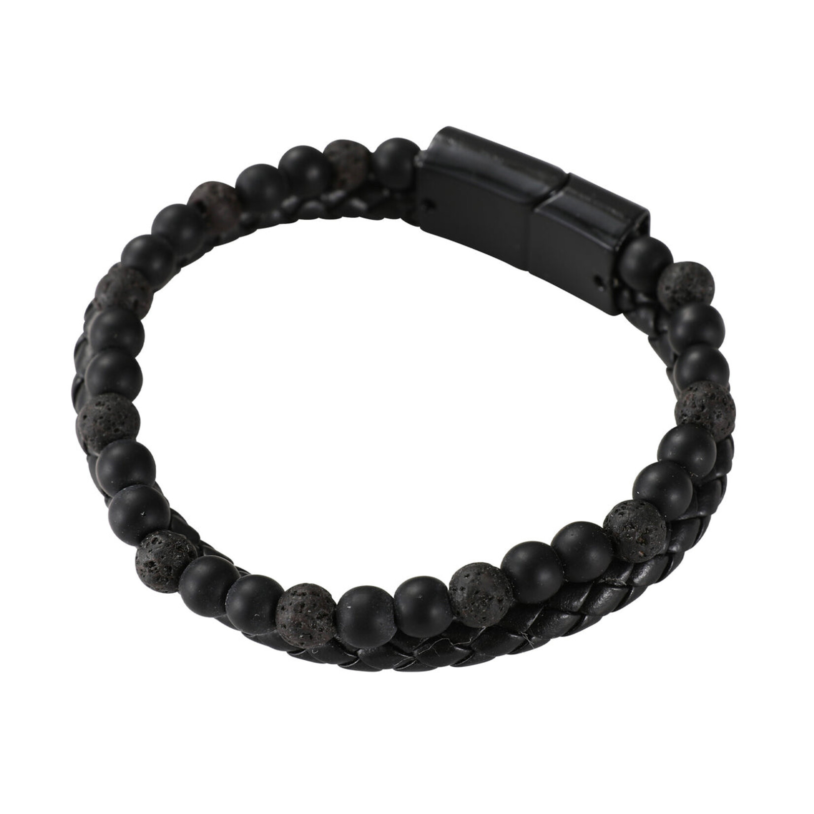Mad Man Black Lava Bracelet