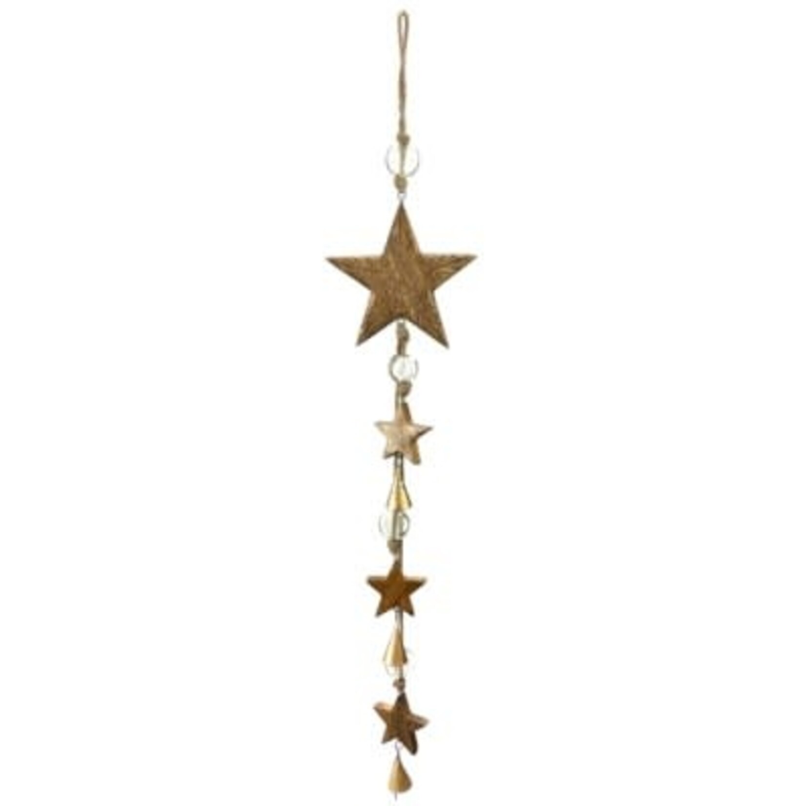 Jafsons International 32" Mango Bell Chime Star Natural
