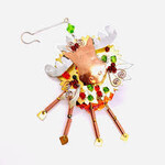 Pilgrim Imports Doodle Wreath Moose