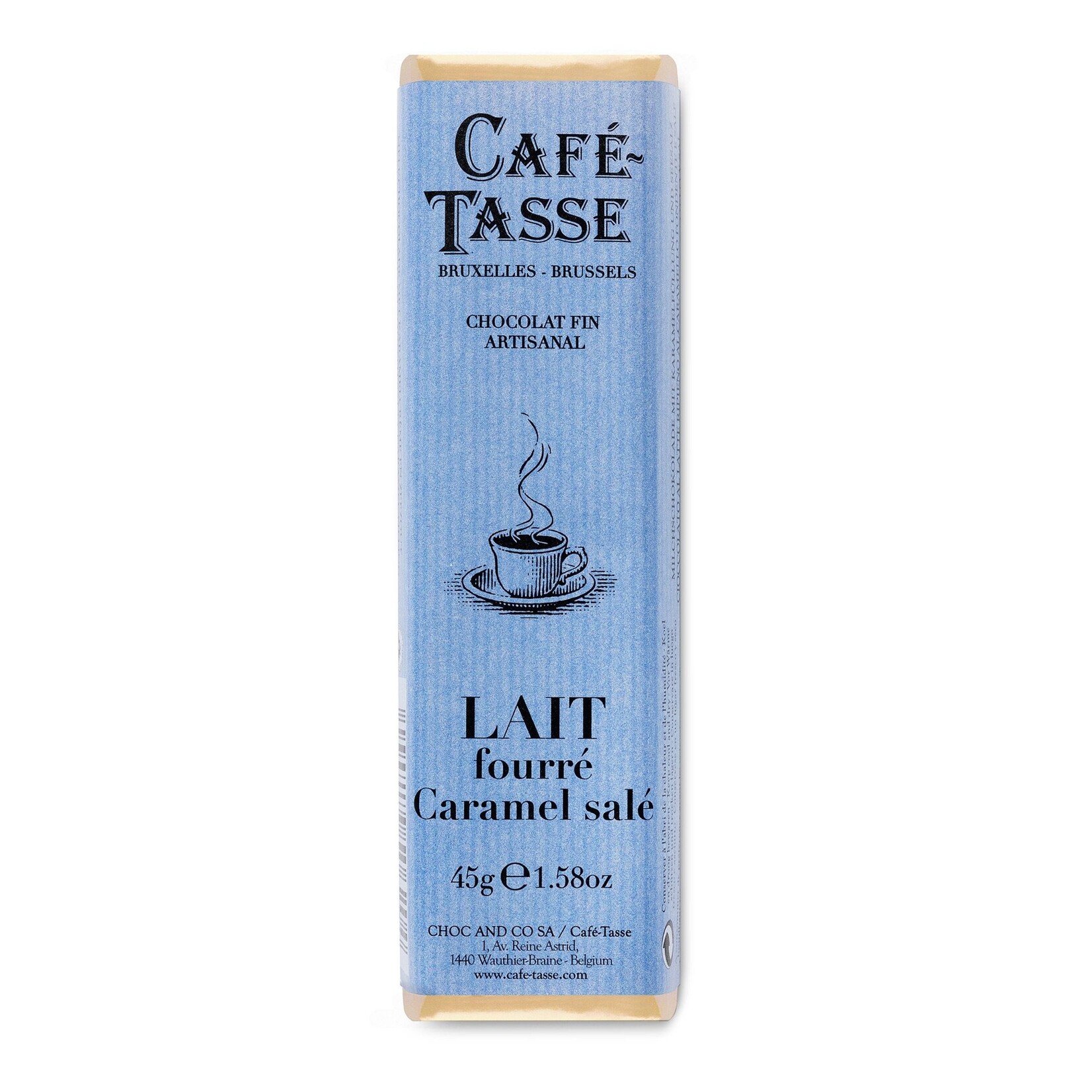 Cafe Tasse Milk Chocolate with Salted Caramel