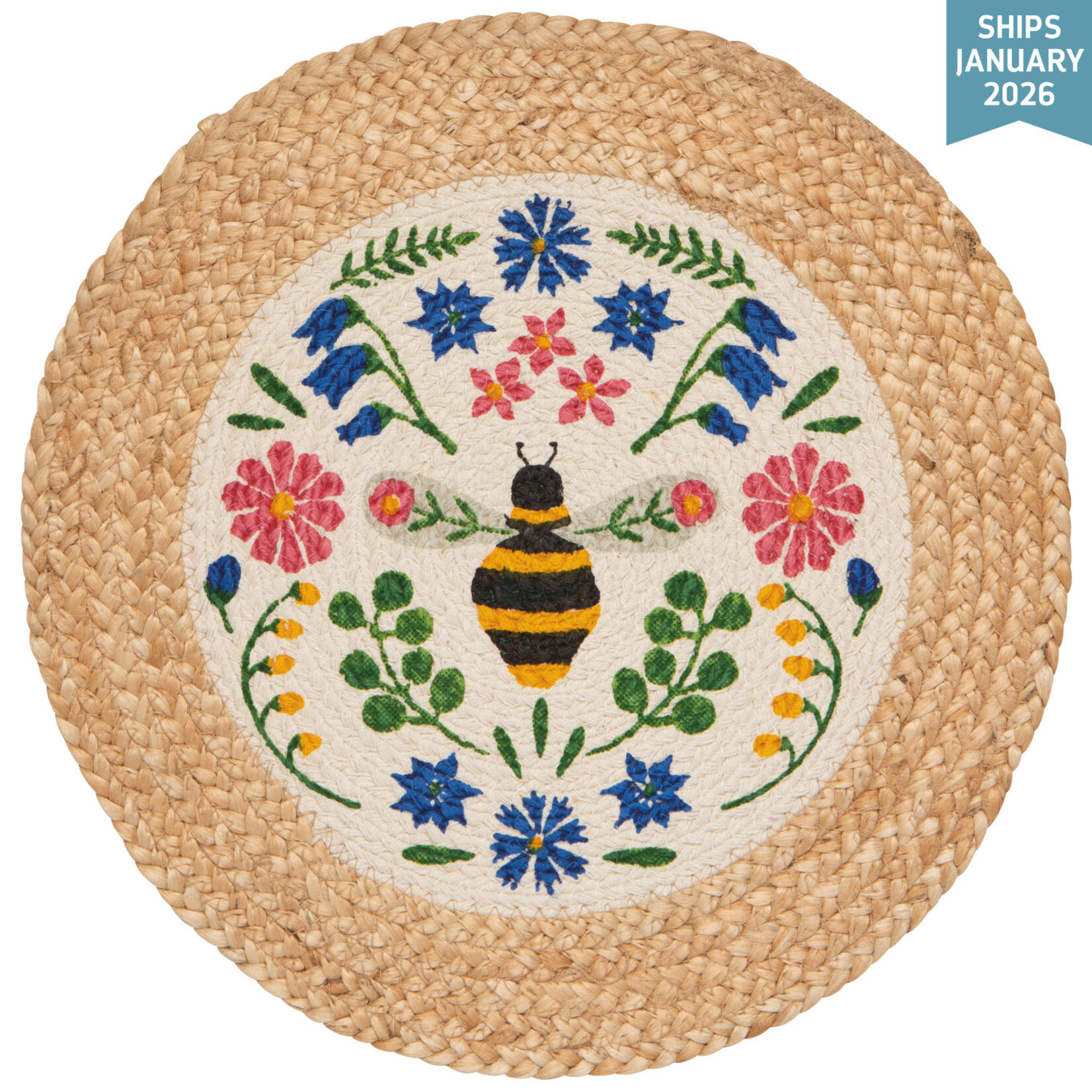 Danica Bee Garden Braided Placemat