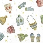 IHR Hats and Gloves Lunch Napkin