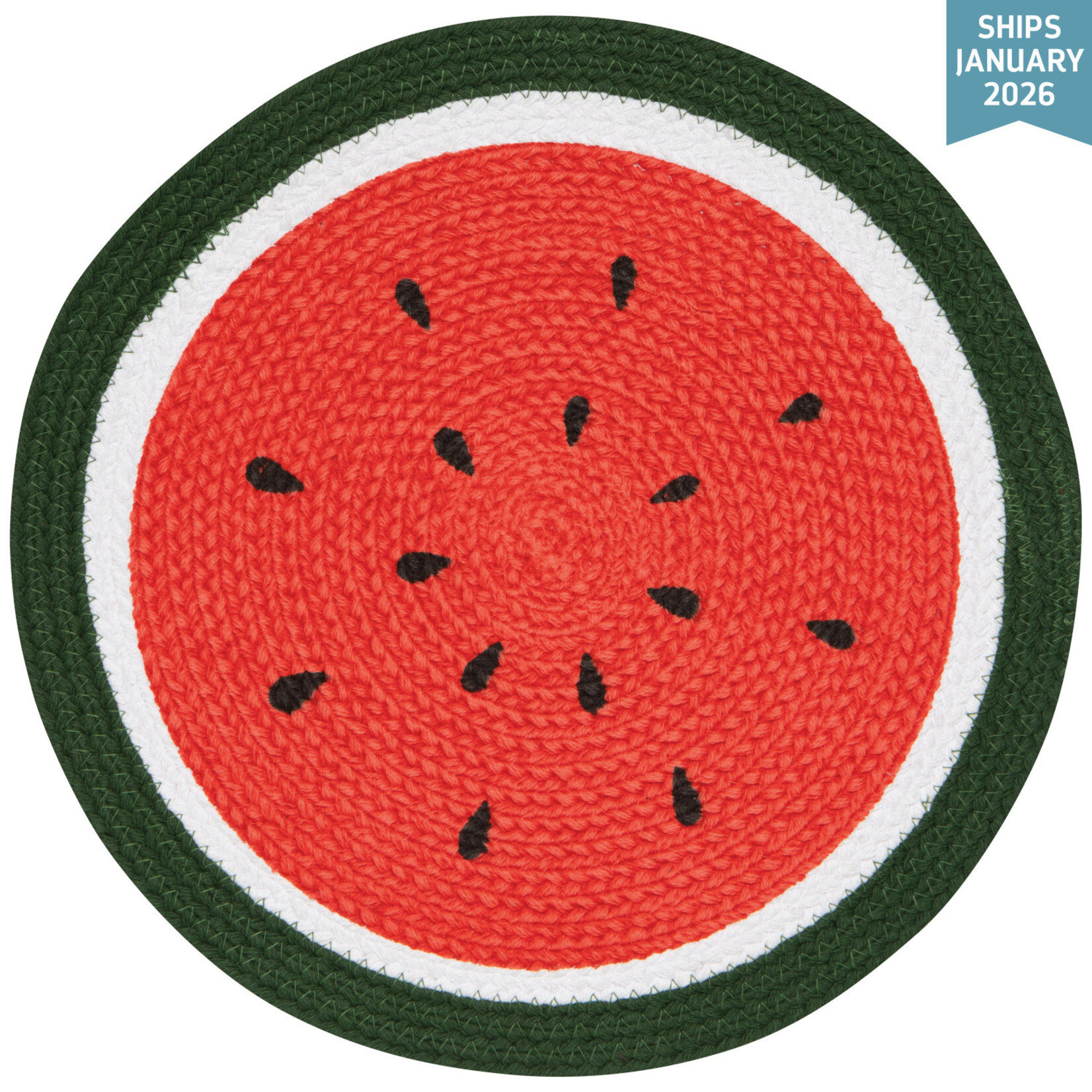 Danica Melon Pop Braided Placemat
