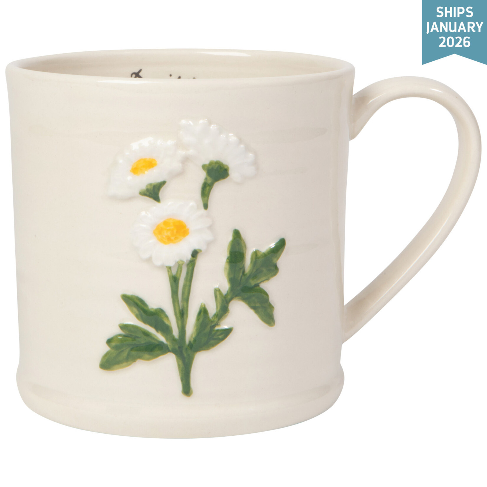 Danica Embossed Mug Daisy