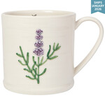 Danica Embossed Mug Lavender