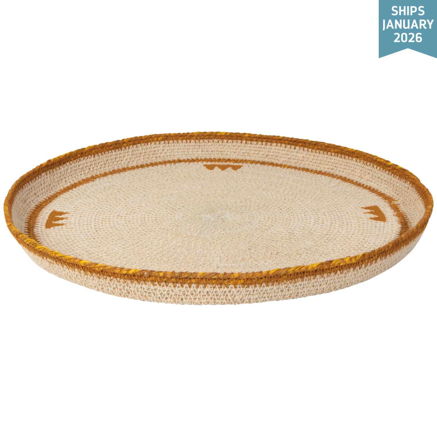 Danica Apex Seagrass Round Tray