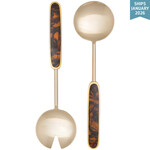 Danica Tortoiseshell Salad Servers