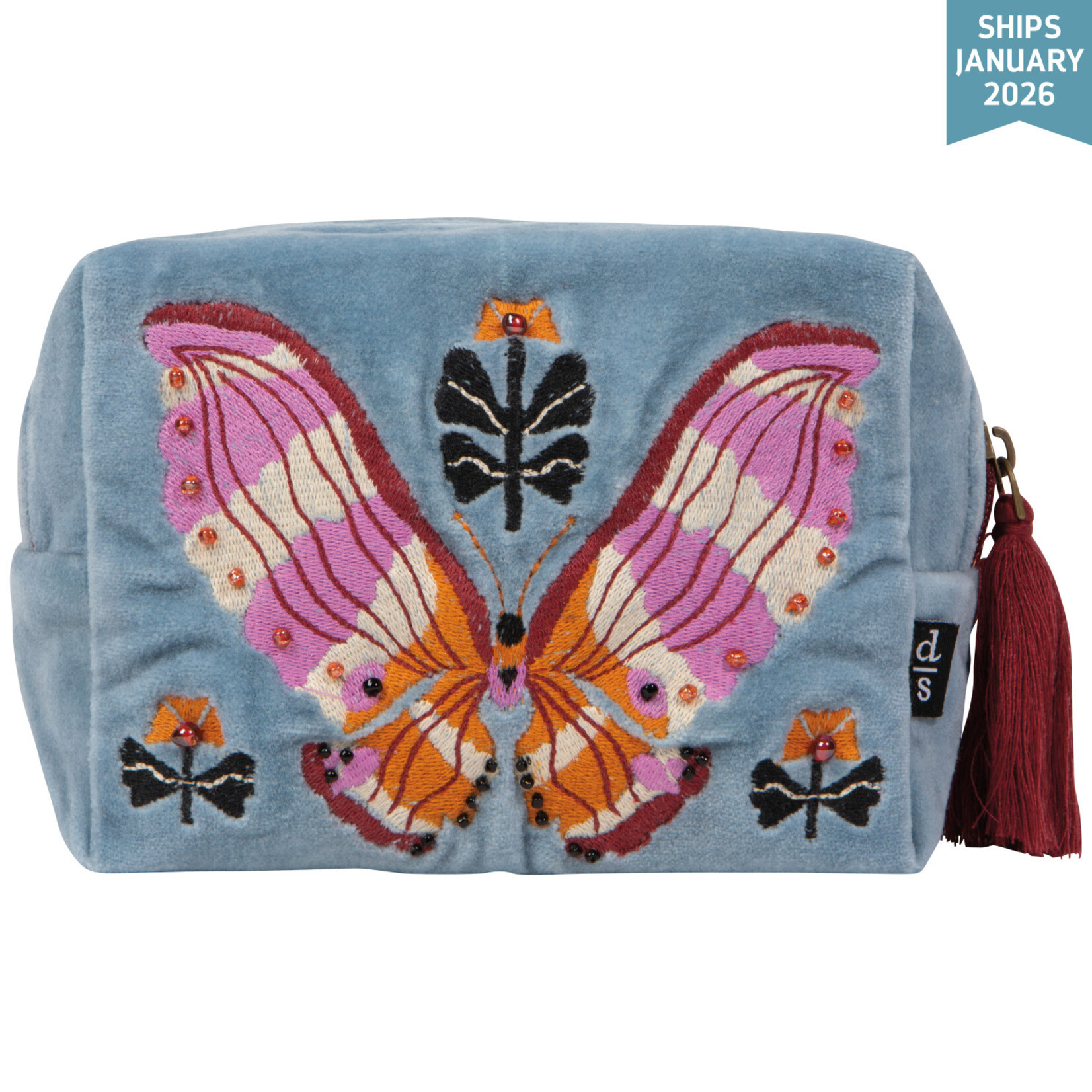 Danica Embroidered Aurora Pouch