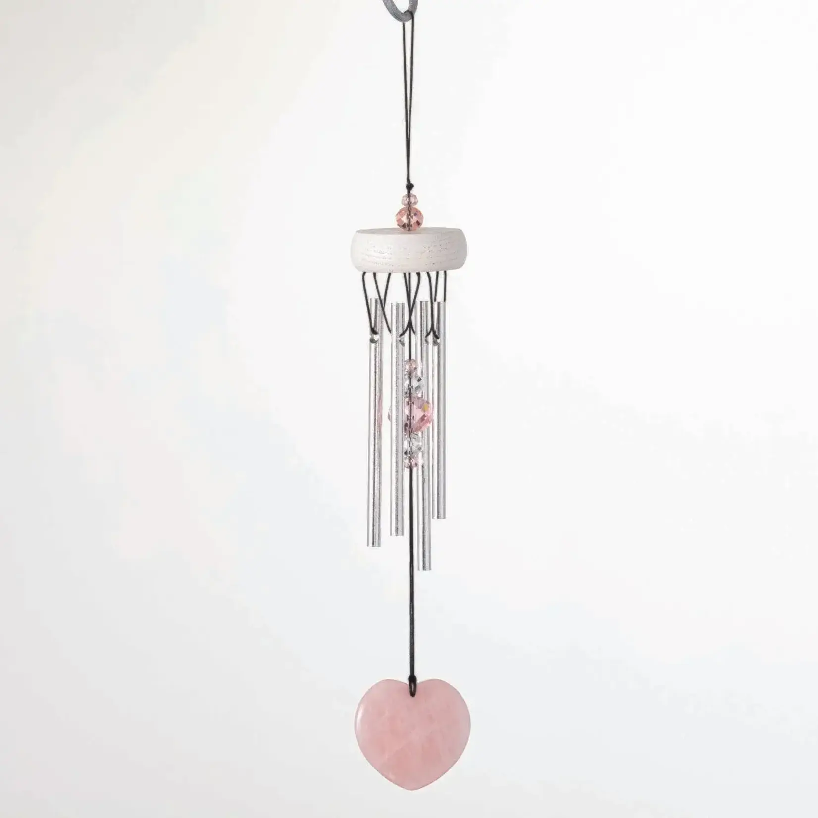 Woodstock Wind Chimes Precious Chime Rose Quartz