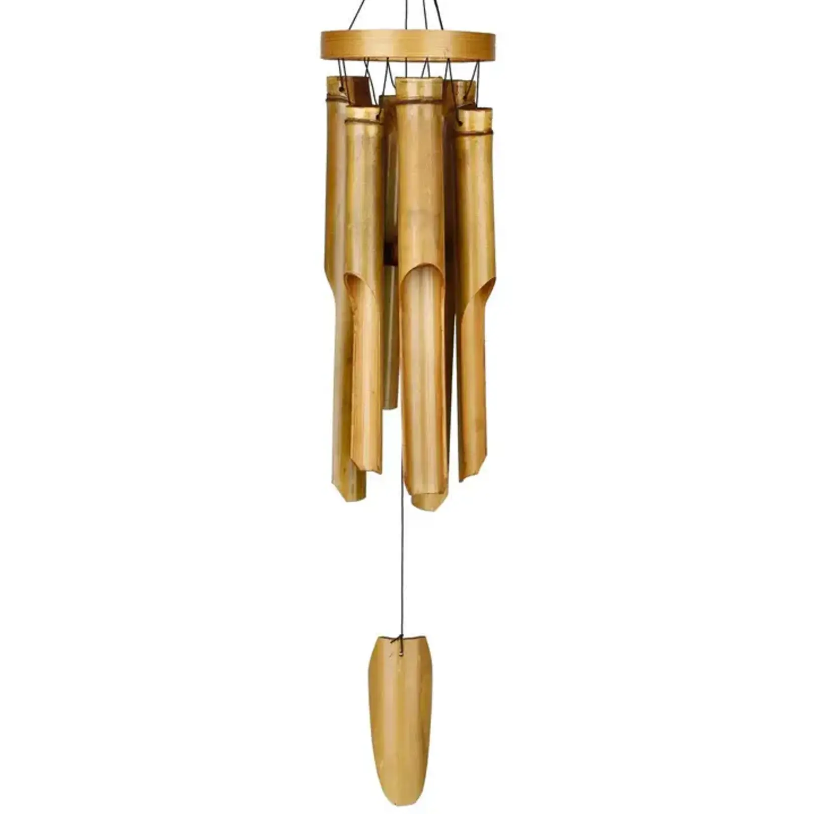 Woodstock Wind Chimes Natural Ring Bamboo Chime