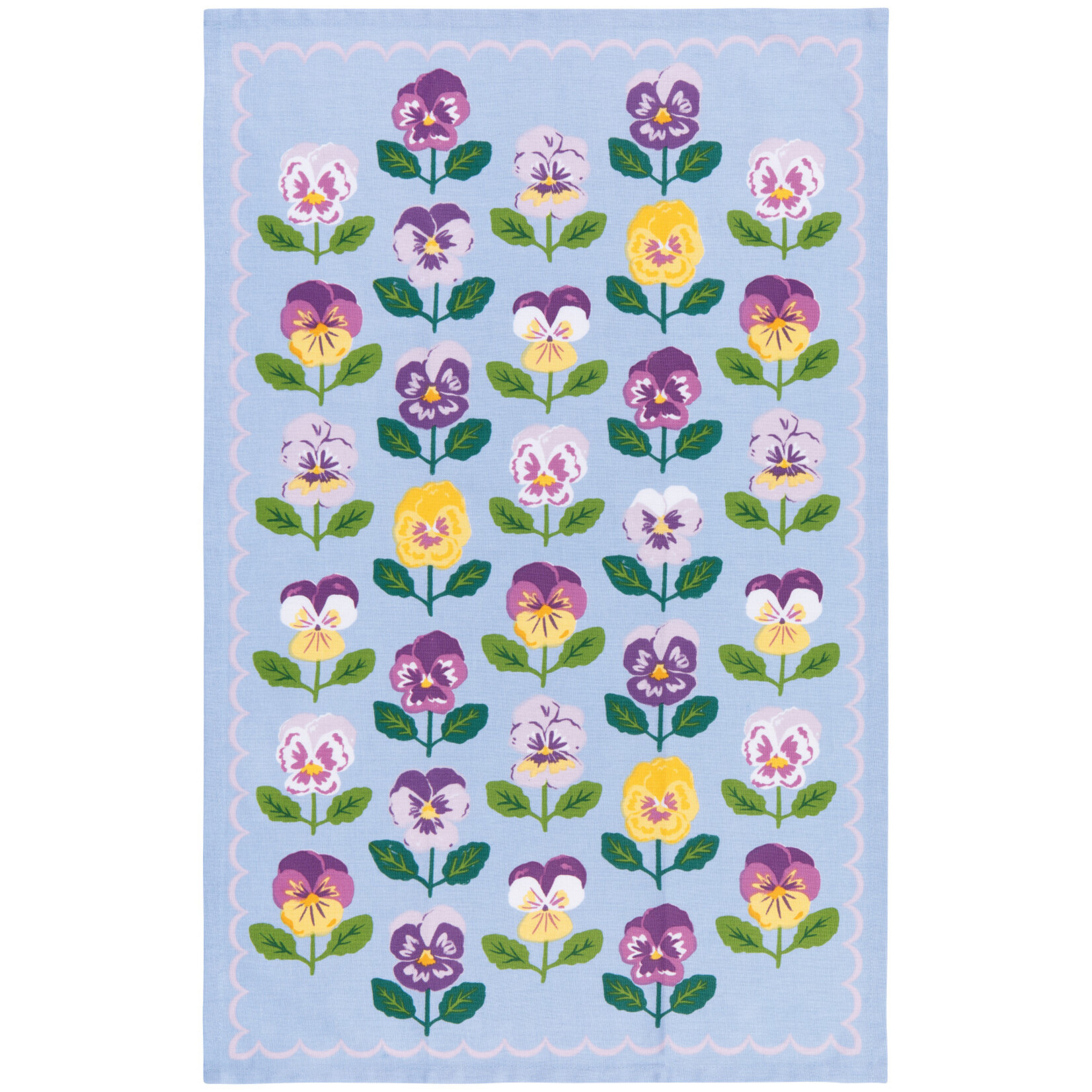 Danica Pansy Print Dishtowel