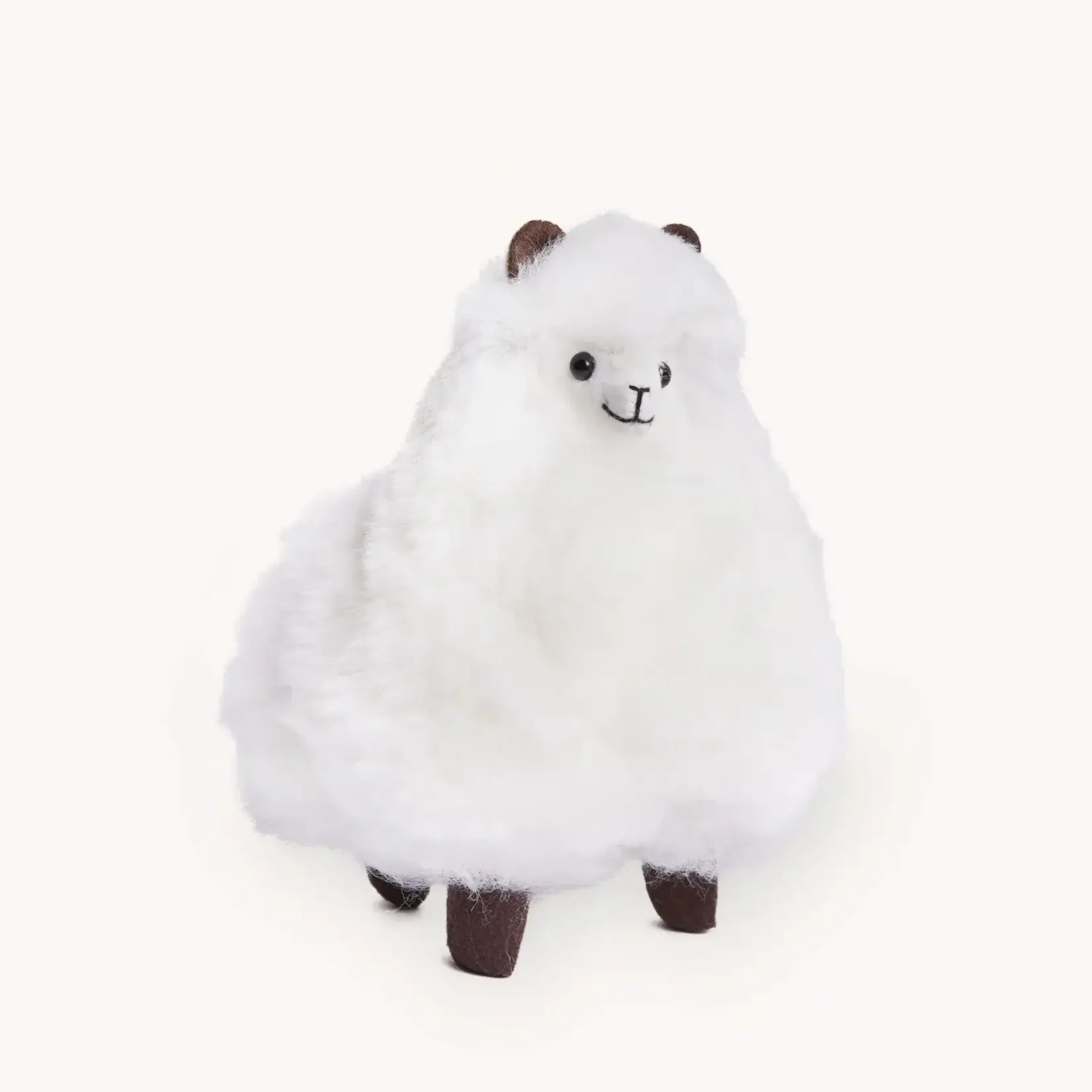 Animals - Standing Suri Alpaca - 5.5" - White