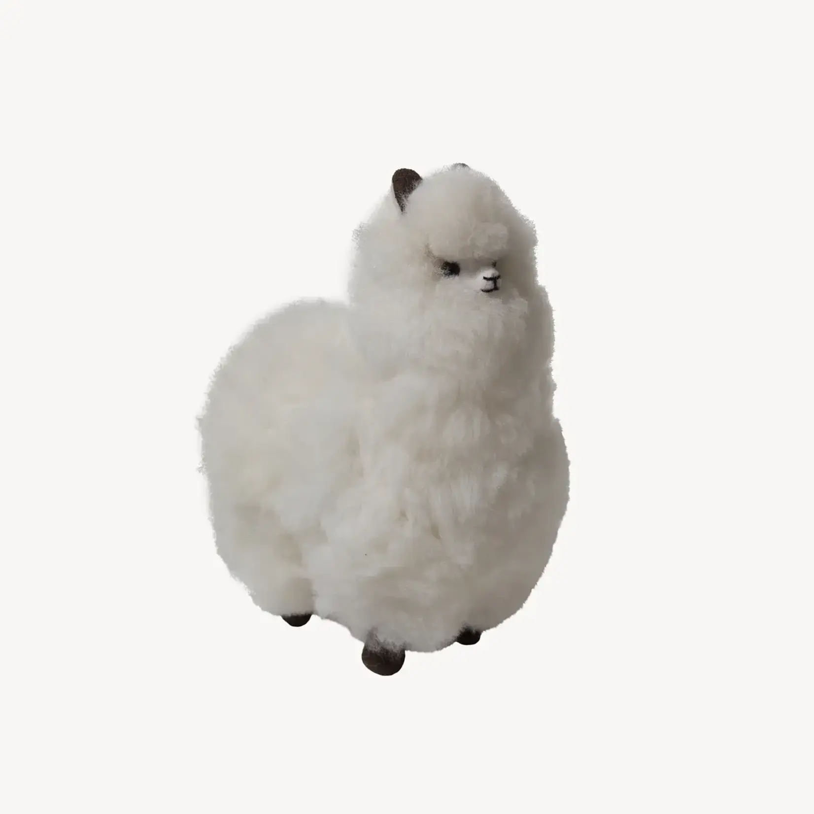 Animals - Standing Suri Alpaca - 8.5" - White