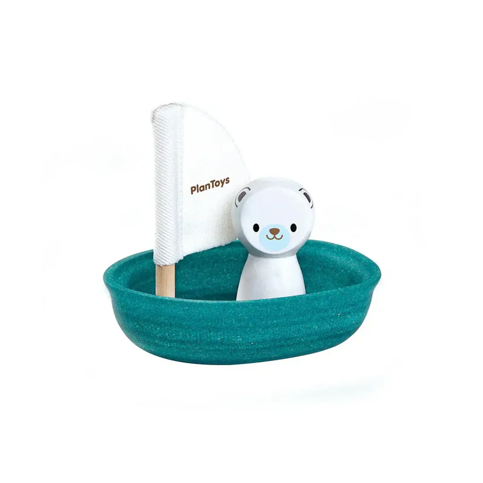 Plan Toys Sailing Boat Polar Bear