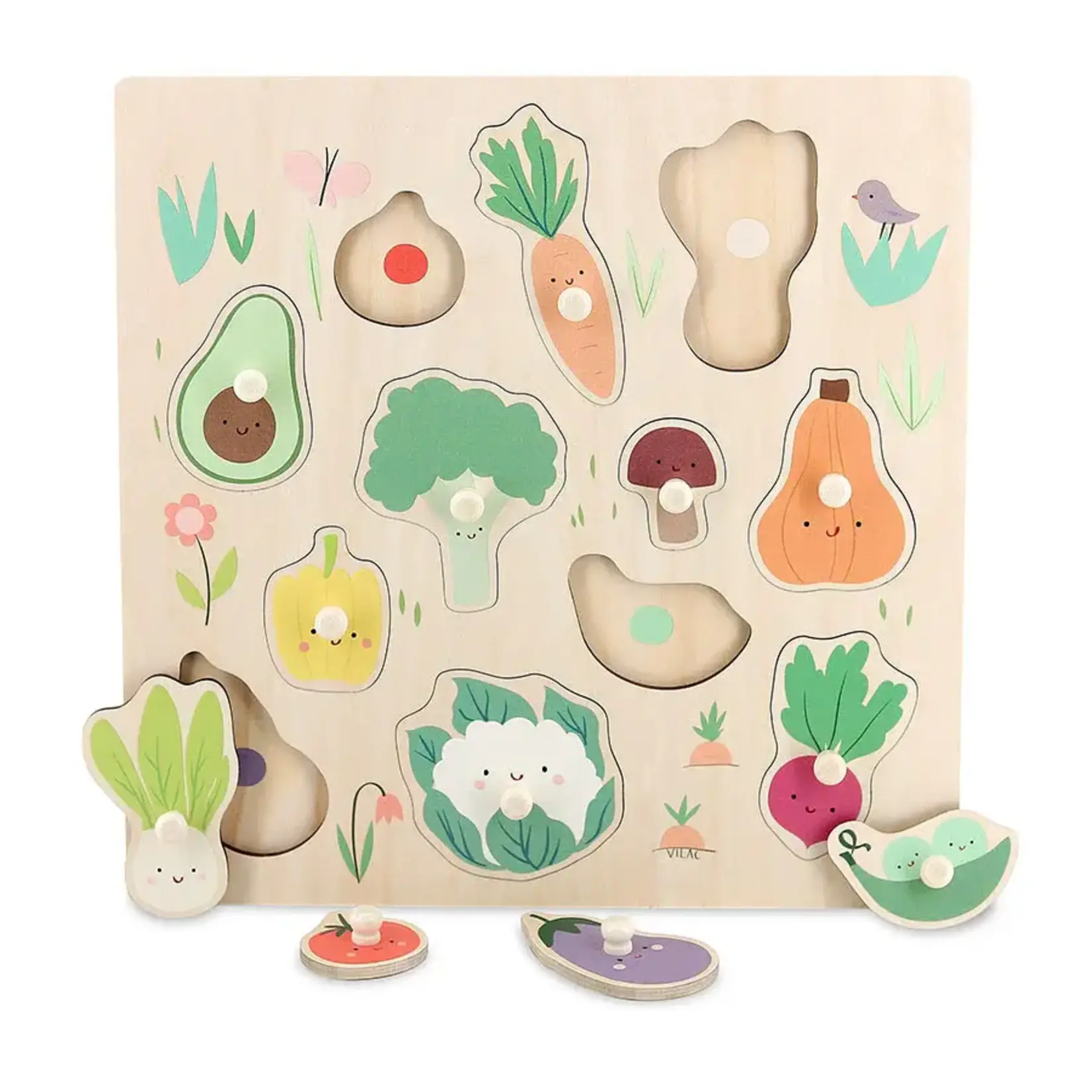 Vilac Vegetables Peg Puzzle