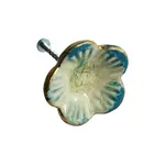 "Delicate Bloom Ceramic Knob, Ceramic"