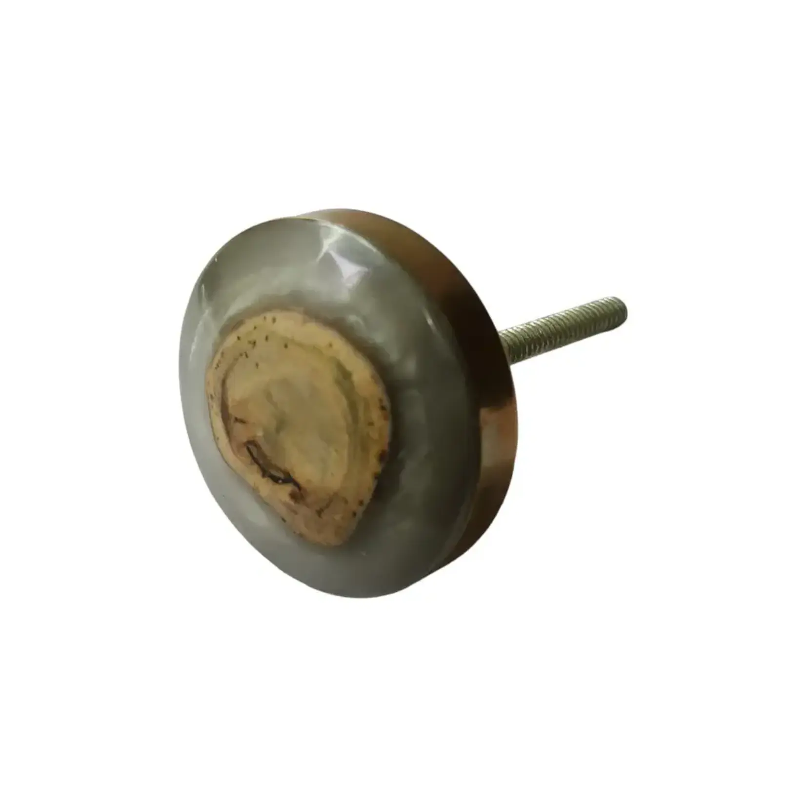 "Wood / Resin Knob, Brown"
