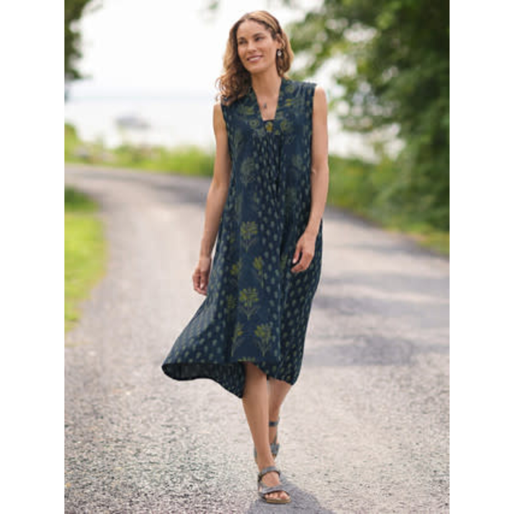 April Cornell Khazana Indigo Dress