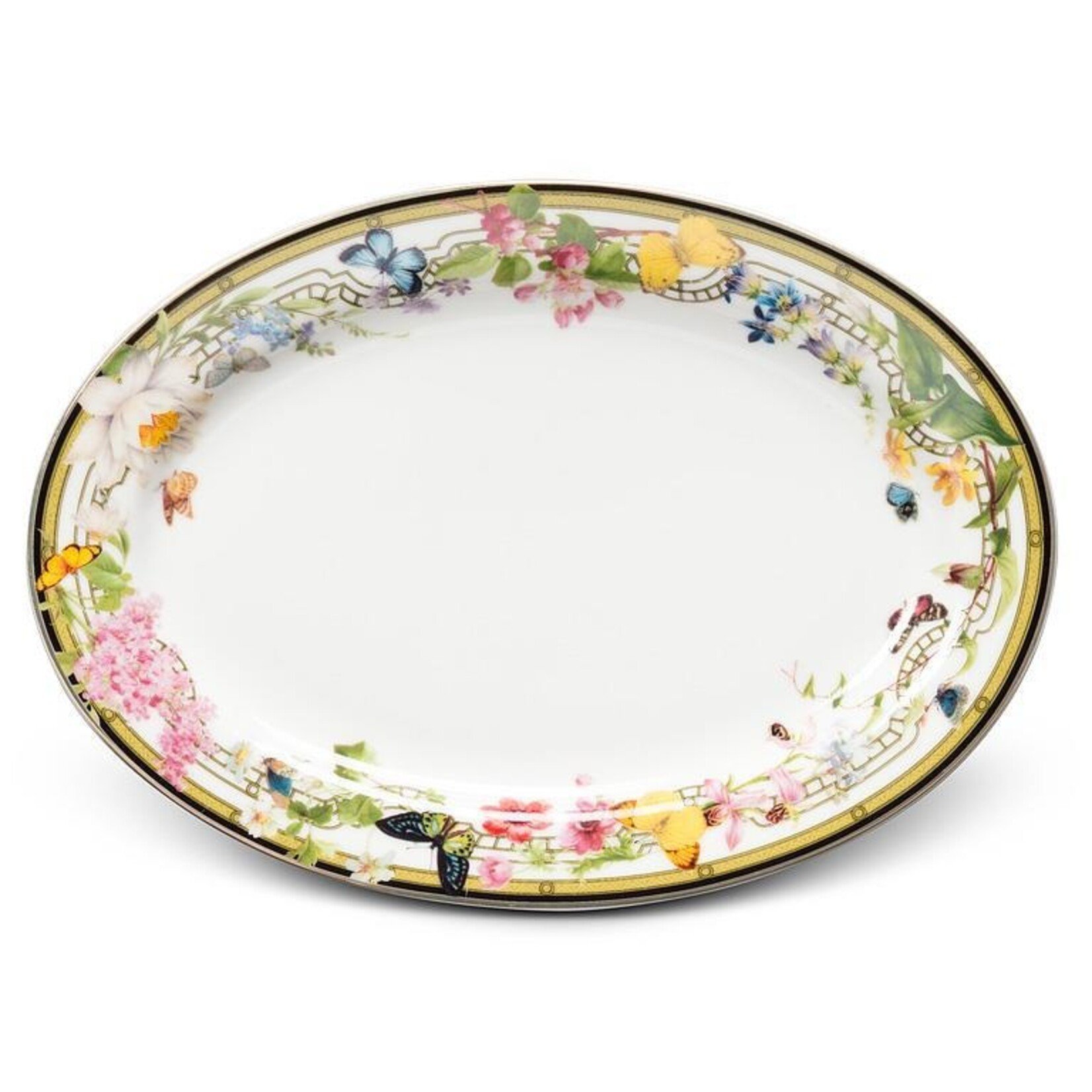 Abbott Butterfly Garden Oval Plate