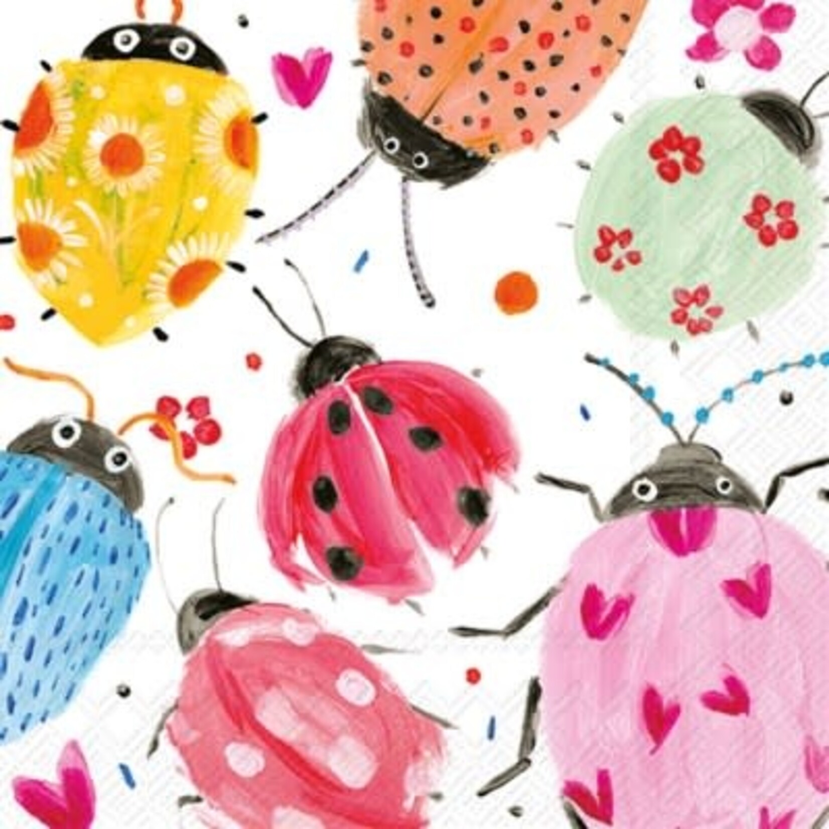 IHR Joyful Ladybugs Lunch Napkin