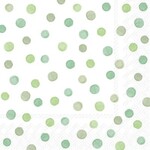 IHR Happy Dots green Lunch Napkin