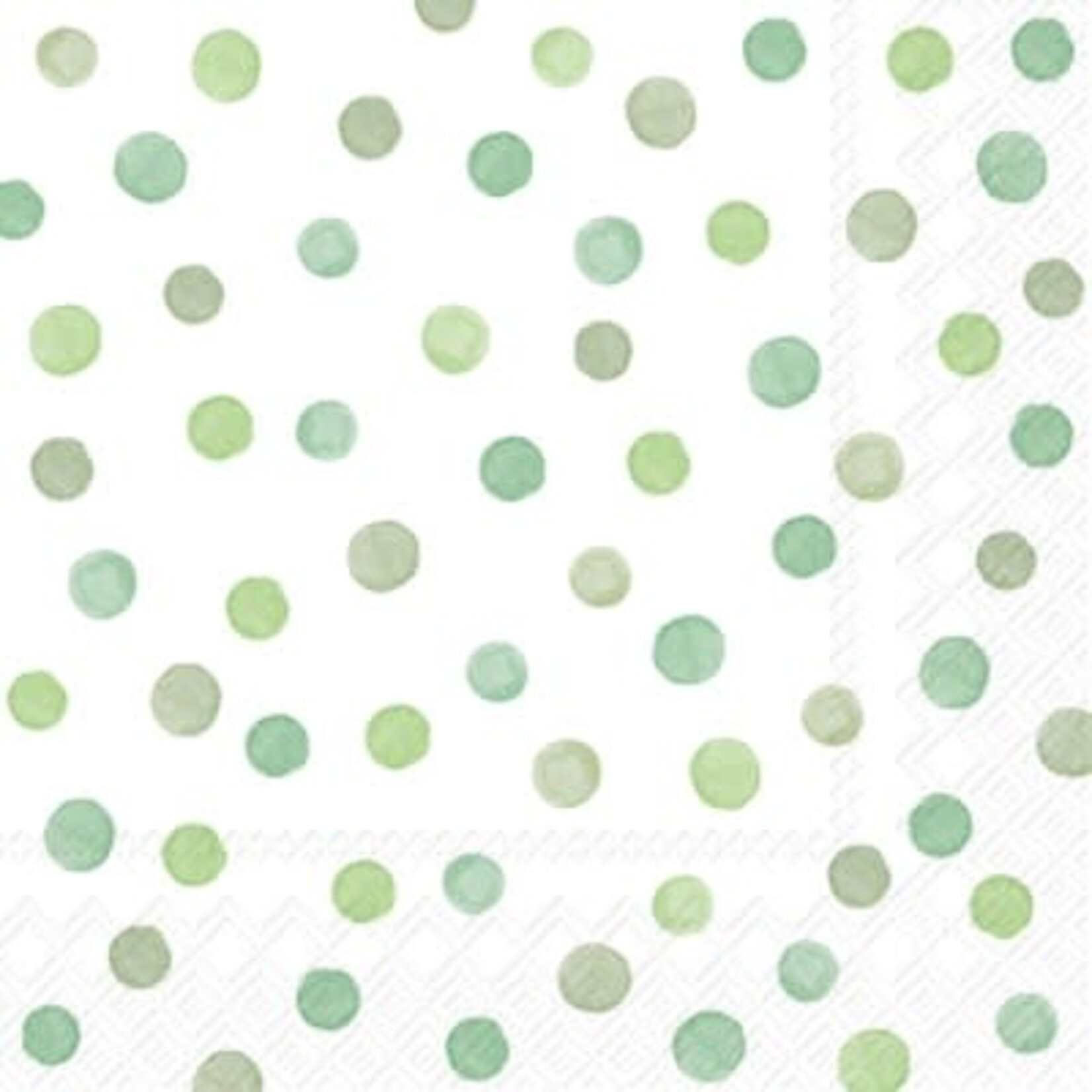 IHR Happy Dots green Lunch Napkin