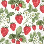 IHR Delicious Strawberries Lunch Napkin