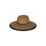 Wide Brim Dahlia chocolate med