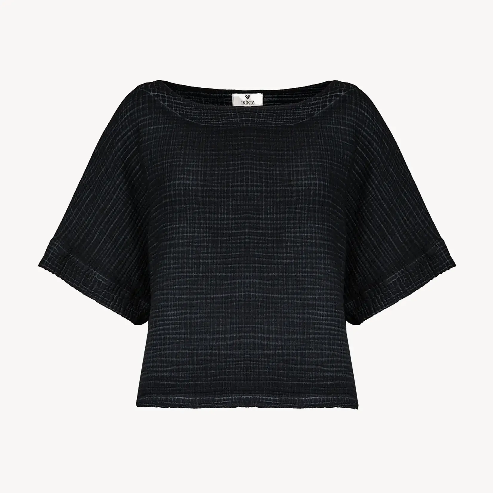 Crinkle Boat Top Plus - Black