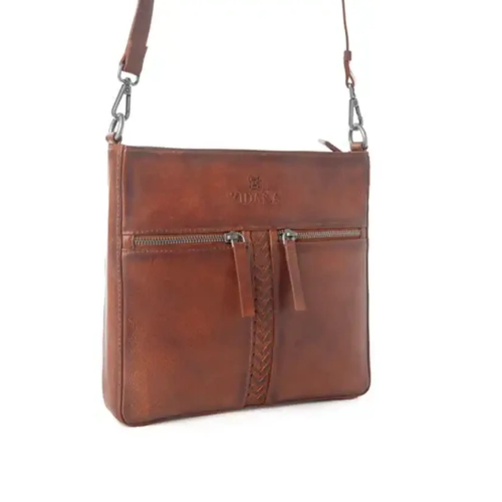 Myra Bag Zidana El Paso Twin Vegan Leather Crossbody Bag