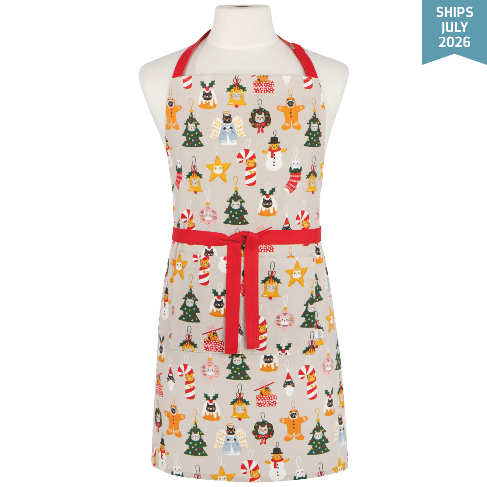 April Cornell Bauble Cats Apron