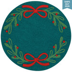 Danica Mistletoe Felt Wool Placemat