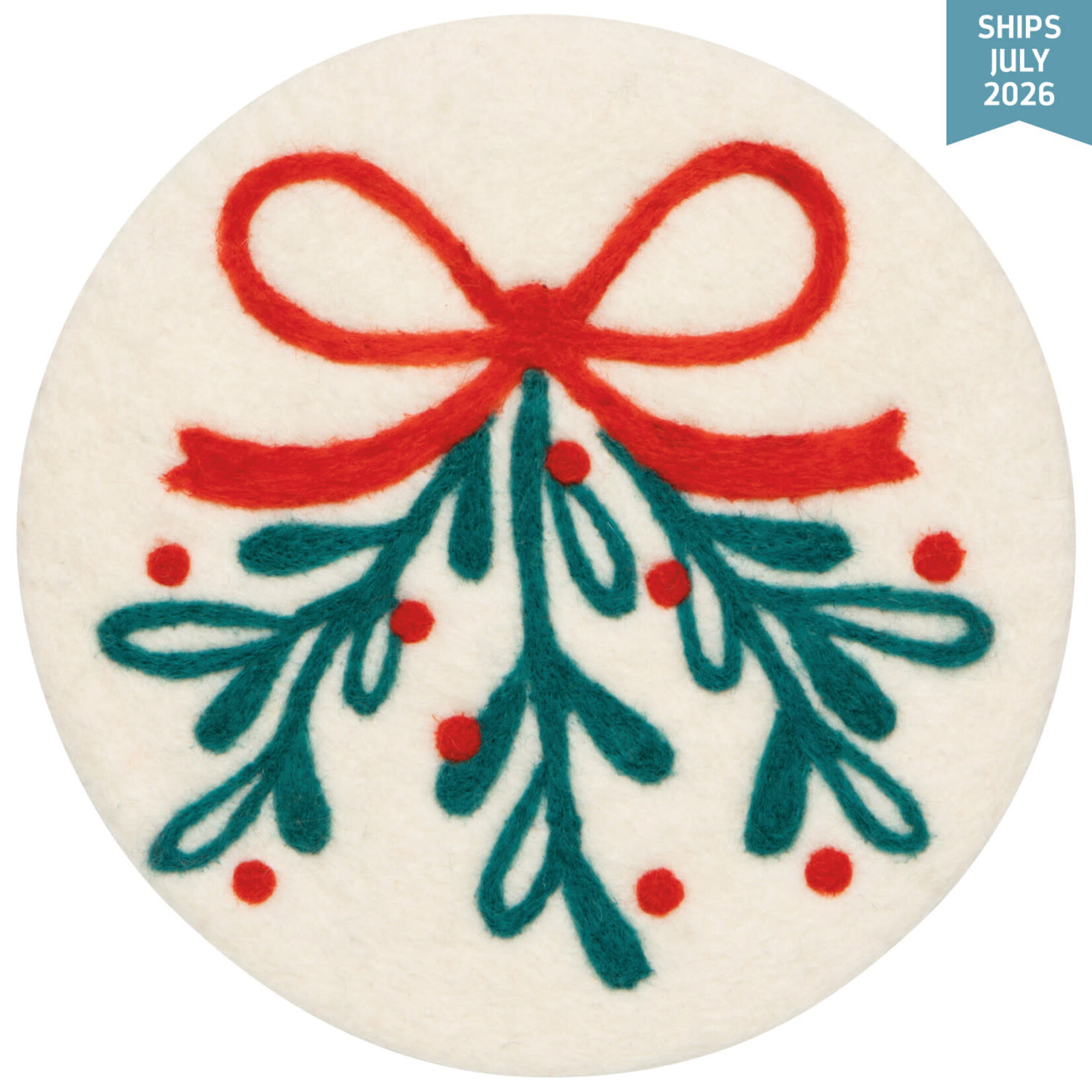 Danica Mistletoe Felt Wool Trivot